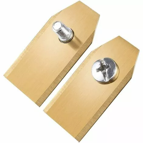 GrooFoo 45 X Lames De Couteau En Titane Pour Toutes Les Tondeuses Robotiques Husqvarn/Automower/ Yardforce/Gardena(3g-0.75mm) Avec 45 Vis, Lames De Rechange Pour Modèles 105,310,315,320,420,430x,r40i 4 GrooFoo 45 X Lames De Couteau En Titane Pour Toutes Les Tondeuses Robotiques Husqvarn/Automower/ Yardforce/Gardena(3g-0.75mm) Avec 45 Vis, Lames De Rechange Pour Modèles 105,310,315,320,420,430x,r40i – Image 2