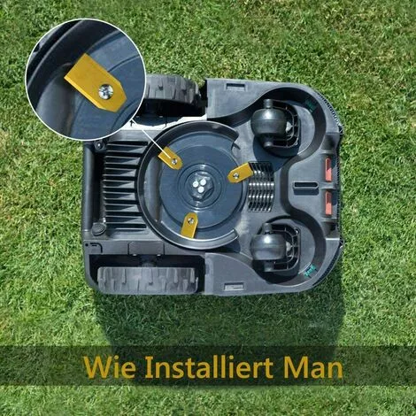 GrooFoo 45 X Lames De Couteau En Titane Pour Toutes Les Tondeuses Robotiques Husqvarn/Automower/ Yardforce/Gardena(3g-0.75mm) Avec 45 Vis, Lames De Rechange Pour Modèles 105,310,315,320,420,430x,r40i 6 GrooFoo 45 X Lames De Couteau En Titane Pour Toutes Les Tondeuses Robotiques Husqvarn/Automower/ Yardforce/Gardena(3g-0.75mm) Avec 45 Vis, Lames De Rechange Pour Modèles 105,310,315,320,420,430x,r40i – Image 4