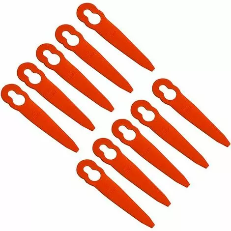 STARLIGHT 10 Lames De Rechange En Plastique Pour Tondeuse Stihl PolyCut 2-2 FSA 45, Rouge,STAR.L 5 STARLIGHT 10 Lames De Rechange En Plastique Pour Tondeuse Stihl PolyCut 2-2 FSA 45, Rouge,STAR.L – Image 3