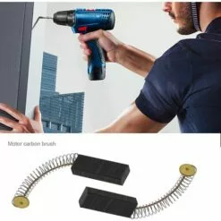 Cisea Lot De 2 Paires De Balais De Charbon Pour Moteur 6 X 11 X 30 Mm Pour Meuleuse D'angle Rotative, Perceuse Circulaire, Perceuse électrique, Pièces De Rechange, Accessoires De Rechange, Noir Et Doré 9 Cisea Lot De 2 Paires De Balais De Charbon Pour Moteur 6 X 11 X 30 Mm Pour Meuleuse D'angle Rotative, Perceuse Circulaire, Perceuse électrique, Pièces De Rechange, Accessoires De Rechange, Noir Et Doré -Tondeuse Et Accessoires Boutique 60606788 3