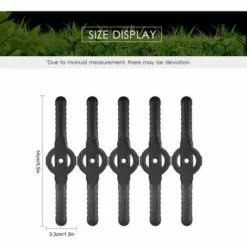 HANBING Accessoires De Tondeuse à Gazon, Plastique, Jardin, Tonte, Pelouse, Tonte, Lames (noir 5pcs) 10 HANBING Accessoires De Tondeuse à Gazon, Plastique, Jardin, Tonte, Pelouse, Tonte, Lames (noir 5pcs) -Tondeuse Et Accessoires Boutique 60607718 4