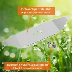 BENOBBY KIDS 1x Lame De Rechange En Acier Inoxydable Compatible Avec Les Modèles Robomow RX 11 BENOBBY KIDS 1x Lame De Rechange En Acier Inoxydable Compatible Avec Les Modèles Robomow RX -Tondeuse Et Accessoires Boutique 60720401 5