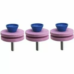 BENOBBY KIDS Conditionneur De Pelouse Double Double Tondeuse à Gazon Affûteur équilibreur Aiguille équilibreur Pour Perceuses électriques Paquet De 3 Rose, Accessoires De Tondeuse à Gazon,
