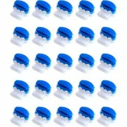 PESCE 25 Pack Connecteurs De Câble Remplis Des Résines Pour Robot Tondeuse Automower，Réparer Fil Electrique Bas Voltage Tondeuse Automatique - Étanches, Sûrs, Dénudage Inutile