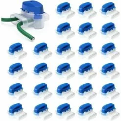 PESCE 26pcs Connecteurs De Câble Remplis Des Résines, Connecteurs De Câbles Pour Robot Tondeuse, Etanche Connecteur Fil Tondeuse Pour Jardin & Extérieur Et Tondeuse Robot Et Voiture Mower