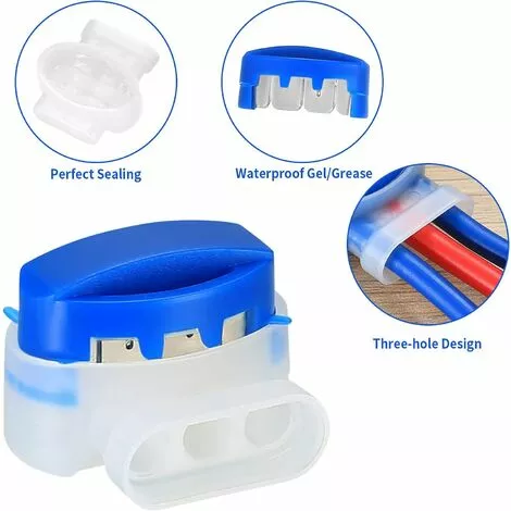 PESCE 20 Pièces Connecteurs De Câbles Pour Robot Tondeuse, Raccords De Câble Périphérique Du Robot, Connecteurs Support Pour Câble Tondeuses à Gazon Robotiques Extérieures De Jardin 6 PESCE 20 Pièces Connecteurs De Câbles Pour Robot Tondeuse, Raccords De Câble Périphérique Du Robot, Connecteurs Support Pour Câble Tondeuses à Gazon Robotiques Extérieures De Jardin – Image 4