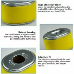 DONTODENT 2 Pièces 17210-ze1-505 Filtre à Air, Remplacer Pour Honda Gx160 Gx200 -Tondeuse Et Accessoires Boutique 61298506 2