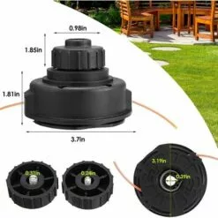 EINEMGELD 2 Lignes Tondeuse Fendue Universelle Tondeuse De Coupe Tondeuse Pour Ryobi Expand-It Noir 7 EINEMGELD 2 Lignes Tondeuse Fendue Universelle Tondeuse De Coupe Tondeuse Pour Ryobi Expand-It Noir -Tondeuse Et Accessoires Boutique 61325235 2