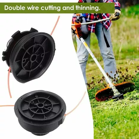 EINEMGELD 2 Lignes Tondeuse Fendue Universelle Tondeuse De Coupe Tondeuse Pour Ryobi Expand-It Noir 6 EINEMGELD 2 Lignes Tondeuse Fendue Universelle Tondeuse De Coupe Tondeuse Pour Ryobi Expand-It Noir – Image 4