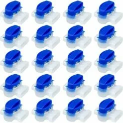 MEZHENG 20 PCS Connecteurs De Câble Remplis Des Résines, Raccord De Câble Étanche Borne à 3 Fils De Connexion Pour Robot Tondeuse Automower