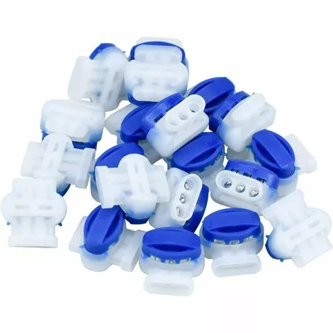 MEZHENG 20 PCS Connecteurs De Câble Remplis Des Résines, Raccord De Câble Étanche Borne à 3 Fils De Connexion Pour Robot Tondeuse Automower 7 MEZHENG 20 PCS Connecteurs De Câble Remplis Des Résines, Raccord De Câble Étanche Borne à 3 Fils De Connexion Pour Robot Tondeuse Automower – Image 5
