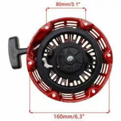 FLYME Démarreur à Tirette à Recul pour GX160 GX120 GX200 5.5HP 6.5HP Moteur Tondeuse à Gazon | Accessoire Compatible -Tondeuse Et Accessoires Boutique 63701884 2