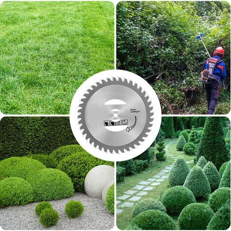 LIFCAUSAL Lames De Débroussailleuse En Alliage D'acier Au Manganèse Compatibles Avec Le Débroussailleuse Weed Wacker, 6 Pouces Argent 1PC 6 LIFCAUSAL Lames De Débroussailleuse En Alliage D'acier Au Manganèse Compatibles Avec Le Débroussailleuse Weed Wacker, 6 Pouces Argent 1PC – Image 4