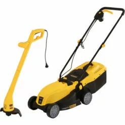 POWER PLUS Tondeuse à Gazon + Coupe-bordures 1200W + 250W -Tondeuse Et Accessoires Boutique 63770552 2