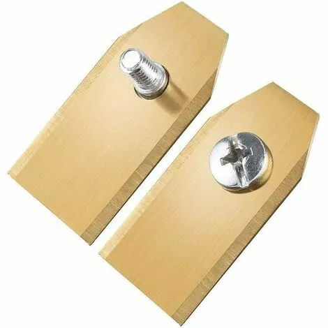 Lame De Tondeuse à Gazon En Acier Inoxydable - 35x18x0.75mm (Lot de 45) - HANBING 4 Lame De Tondeuse à Gazon En Acier Inoxydable - 35x18x0.75mm (Lot de 45) - HANBING – Image 2