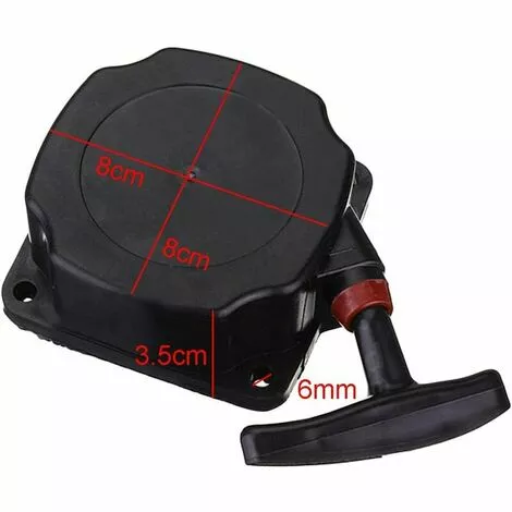 SINCèREETALI Recoil Pullstart Pull Démarreur Pour Débroussailleuse Tondeuse à Gazon Noir 4 SINCèREETALI Recoil Pullstart Pull Démarreur Pour Débroussailleuse Tondeuse à Gazon Noir – Image 2
