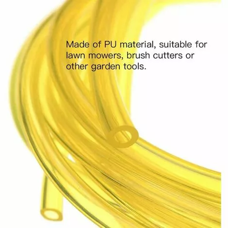 SINCèREETALI 4 Pièces Tuyaux D'Essence Longueur 1.5m Tuyau De Conduite De Carburant Universel Outils De Jardin Jaune Transparent Pour Souffleur Tondeuse Tronçonneuse Tondeuse à Gazon Accessoires 6 SINCèREETALI 4 Pièces Tuyaux D'Essence Longueur 1.5m Tuyau De Conduite De Carburant Universel Outils De Jardin Jaune Transparent Pour Souffleur Tondeuse Tronçonneuse Tondeuse à Gazon Accessoires – Image 4