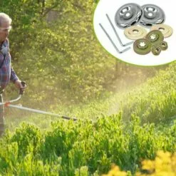 CLEGGFR Debroussailleuse Universelle Kit De Fixation D'écrou Accessoires De Débroussailleuse Pièces De Tondeuse Gazon Accessoire De Rechange 10 Pièces -Tondeuse Et Accessoires Boutique 63823360 3