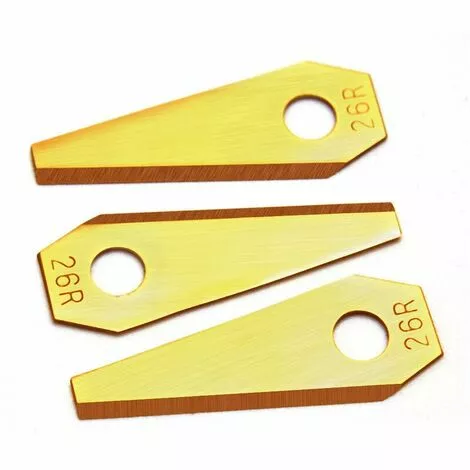 GroupM Carton écologique Doré Avec 18 Pièces De Lames De Tondeuse Robotique Pour Tondeuses à Gazon Automatiques 7 GroupM Carton écologique Doré Avec 18 Pièces De Lames De Tondeuse Robotique Pour Tondeuses à Gazon Automatiques – Image 5