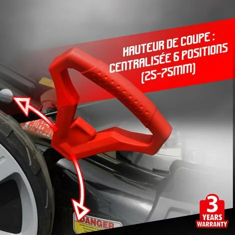 ELEM GARDEN TECHNIC Tondeuse Thermique Tractée 173cc - 51cm - Mulching 5 ELEM GARDEN TECHNIC Tondeuse Thermique Tractée 173cc - 51cm - Mulching – Image 3