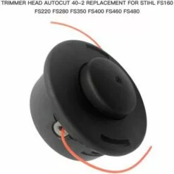 Ensoleillé Accessoires De Tondeuse à Gazon Tête De Coupe Tête De Coupe - Noir 8 Ensoleillé Accessoires De Tondeuse à Gazon Tête De Coupe Tête De Coupe - Noir -Tondeuse Et Accessoires Boutique 64073151 2