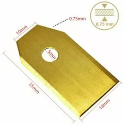 MONLY Lames En Acier Inoxydable De Tondeuse Robotique De Remplacement Pour Toutes Les Tondeuses Ă Gazon Robotis 30 Pices -Tondeuse Et Accessoires Boutique 64453471 5