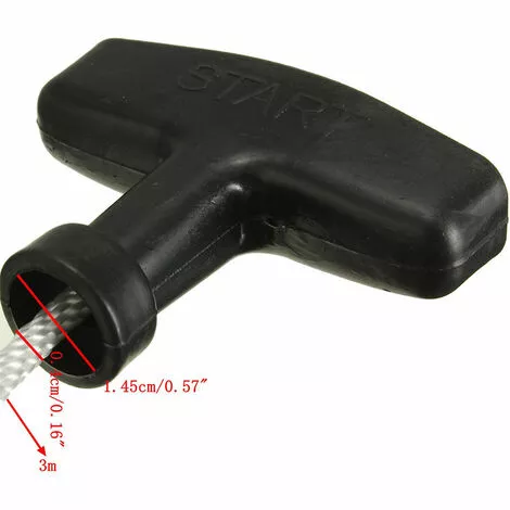 REGALI Poignée De Traction Pour Tondeuse à Gazon Cordon De Traction Pour Tondeuse à Gazon 13,1 Pieds Tondeuse à Gazon Universelle Tondeuse à Gazon Poignée De Démarrage Corde De Jardin Raccord De Machine De Jardin - Traction De Tondeuse, Démarrage De Tondeuse à G 5 REGALI Poignée De Traction Pour Tondeuse à Gazon Cordon De Traction Pour Tondeuse à Gazon 13,1 Pieds Tondeuse à Gazon Universelle Tondeuse à Gazon Poignée De Démarrage Corde De Jardin Raccord De Machine De Jardin - Traction De Tondeuse, Démarrage De Tondeuse à G – Image 3