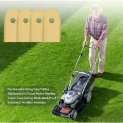 NAXUNNN Lame Titane pour Tondeuse Robot - 30 Pièces avec Vis - Compatible avec Plusieurs Marques et Modèles 10 NAXUNNN Lame Titane pour Tondeuse Robot - 30 Pièces avec Vis - Compatible avec Plusieurs Marques et Modèles -Tondeuse Et Accessoires Boutique 64520241 4