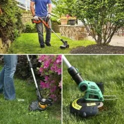 Lames En Plastique 100 Pcs Lames De Tondeuse Pour Jardin Pelouse Tondeuse Accessoires,Lames En Plastique De Rechange Pour Coupe-Bordures 56Vingt -Tondeuse Et Accessoires Boutique 64938930 5