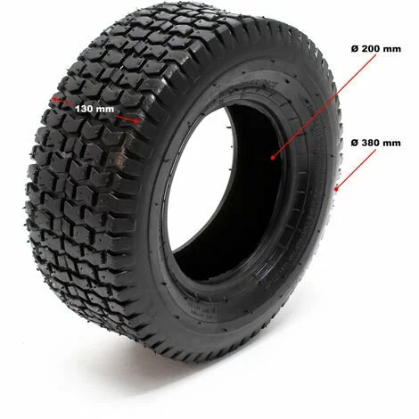 WILTEC Lot 2x Pneus 2x Chambres Air Tondeuse Autoportée 16x6.50-8 4PR Valve Coudée Chariot Diable Brouette 4 WILTEC Lot 2x Pneus 2x Chambres Air Tondeuse Autoportée 16x6.50-8 4PR Valve Coudée Chariot Diable Brouette – Image 2