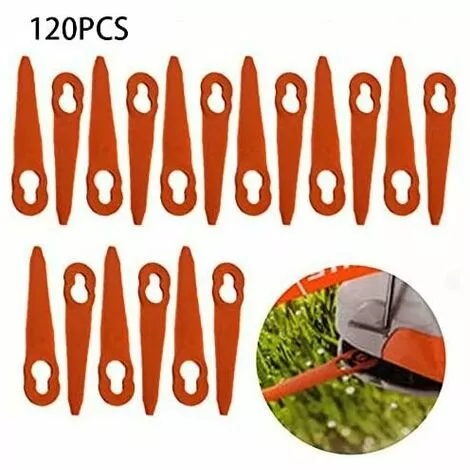 L'FLANEUR 120 Pièces Accessoires De Lames En Plastique De Remplacement Pour STIHL Polycut 2-2 FSA 45 Tondeuse à Gazon Coupe-herbe ANEUR 4 L'FLANEUR 120 Pièces Accessoires De Lames En Plastique De Remplacement Pour STIHL Polycut 2-2 FSA 45 Tondeuse à Gazon Coupe-herbe ANEUR – Image 2