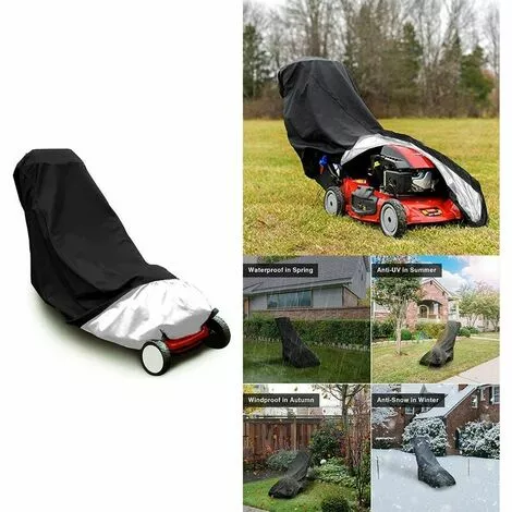 Couverture De Tondeuse à Gazon, Imperméable Toile D'ombrage À Toute épreuve Protection UV Toile De Protection Résistant Aux Déchirures 48x18,5x13,5 Pouces S'arêern 6 Couverture De Tondeuse à Gazon, Imperméable Toile D'ombrage À Toute épreuve Protection UV Toile De Protection Résistant Aux Déchirures 48x18,5x13,5 Pouces S'arêern – Image 4