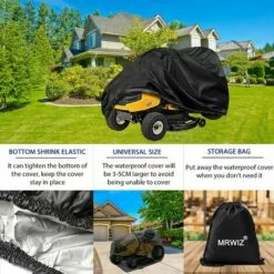 AOUGO Housse Tondeuse Autoportée, Couverture De Tondeuse à Gazon, 420D Tissu Oxford Résistant Aux UV/Eau/poussière, Housse Universelle Pour Tracteur De Jardin (L245 X W50 X H140CM) 9 AOUGO Housse Tondeuse Autoportée, Couverture De Tondeuse à Gazon, 420D Tissu Oxford Résistant Aux UV/Eau/poussière, Housse Universelle Pour Tracteur De Jardin (L245 X W50 X H140CM) -Tondeuse Et Accessoires Boutique 65392710 3