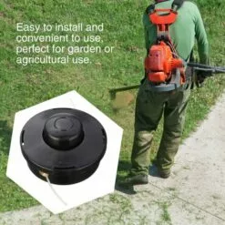 AOUGO Trimmer Head,Trimmer Head Replacement Mower Cutting Heads Parts Brush Cutter Accessories Black 10 AOUGO Trimmer Head,Trimmer Head Replacement Mower Cutting Heads Parts Brush Cutter Accessories Black -Tondeuse Et Accessoires Boutique 65393794 4