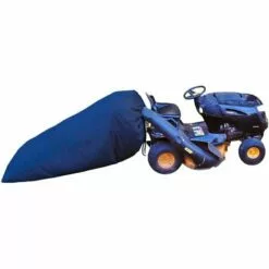 GALOZZOIT Sac à Feuilles Pour Tracteur à Gazon, Feuilles De Pelouse Sac De Collecte Des Déchets Sac De Rangement Pour Outils De Nettoyage De Jardin, Collecte Rapide Et Facile Des Feuilles 97 X 55 Pouces Bleu Royal