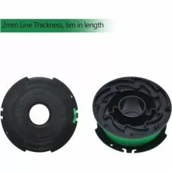 OSQI A6486-XJ Compatible Avec Les Tondeuses à Gazon Black & Decker, Bobine De Tondeuse à Gazon D'une épaisseur De Ligne De 2 Mm Et D'une Longueur De 6 M Pour Débroussailleuses GL8033 / GL9035 / GL7033, A6486 -Tondeuse Et Accessoires Boutique 65503638 3