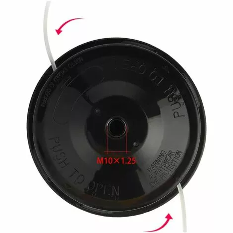 OSQI Tête De Débroussailleuse Universelle Tête De Rechange Pour Débroussailleuse à Essence M10 X 1,25 LHF 4 OSQI Tête De Débroussailleuse Universelle Tête De Rechange Pour Débroussailleuse à Essence M10 X 1,25 LHF – Image 2