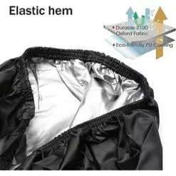 Housse de Protection Étanche pour Tondeuse à Gazon Extérieur - Taille L - FUHUIDATRADING -Tondeuse Et Accessoires Boutique 65634243 3