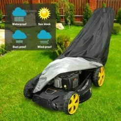 Housse de Protection pour Tondeuse à Gazon Étanche, Anti-Poussière et Anti-UV - FUHUIDATRADING -Tondeuse Et Accessoires Boutique 65634648 3