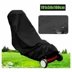 LUCKY-88 Housse De Protection Pour Tondeuse à Gazon à Main Extérieure 191*50*100cm