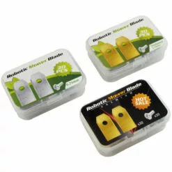 ELLE Lame De Rechange Pour Tondeuse à Gazon Robotique 45 X, Lame En Titane, Compatible Avec Les Tondeuses Robotiques Husqvarna Automower Gardena, Boîte En Plastique, (couleur Primaire 0,45 Mm) -Tondeuse Et Accessoires Boutique 65904522 5