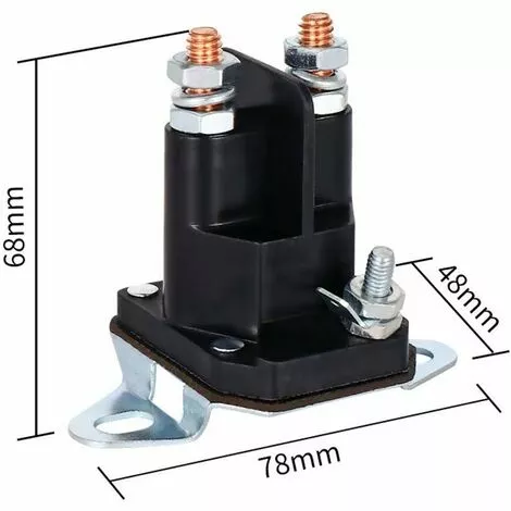 YEURIé 3 Pôle Démarreur Solénoïde Interrupteur De Relais Stens Universels Pour Tondeuse À Gazon 6 YEURIé 3 Pôle Démarreur Solénoïde Interrupteur De Relais Stens Universels Pour Tondeuse À Gazon – Image 4