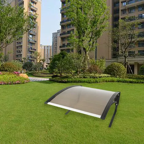 OOBEST Garage Pour Robots Tondeuses, Protection Anti-UV, Résistant Aux Intempéries, 100*78*50cm, Polycarbonate, Marron 4 OOBEST Garage Pour Robots Tondeuses, Protection Anti-UV, Résistant Aux Intempéries, 100*78*50cm, Polycarbonate, Marron – Image 2