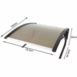 OOBEST Garage Pour Robots Tondeuses, Protection Anti-UV, Résistant Aux Intempéries, 100*78*50cm, Polycarbonate, Marron 9 OOBEST Garage Pour Robots Tondeuses, Protection Anti-UV, Résistant Aux Intempéries, 100*78*50cm, Polycarbonate, Marron -Tondeuse Et Accessoires Boutique 66368973 3