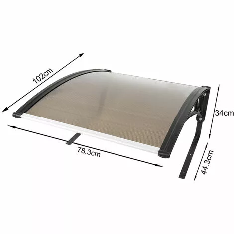 OOBEST Garage Pour Robots Tondeuses, Protection Anti-UV, Résistant Aux Intempéries, 100*78*50cm, Polycarbonate, Marron 5 OOBEST Garage Pour Robots Tondeuses, Protection Anti-UV, Résistant Aux Intempéries, 100*78*50cm, Polycarbonate, Marron – Image 3