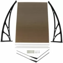 OOBEST Garage Pour Robots Tondeuses, Protection Anti-UV, Résistant Aux Intempéries, 100*78*50cm, Polycarbonate, Marron 10 OOBEST Garage Pour Robots Tondeuses, Protection Anti-UV, Résistant Aux Intempéries, 100*78*50cm, Polycarbonate, Marron -Tondeuse Et Accessoires Boutique 66368973 4