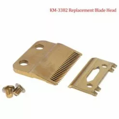 Jeu De Lames De Rechange FUIENKO Pour Kemei KM-1986 KM-1987 - Lame De Tondeuse En Acier Doré Haute Performance