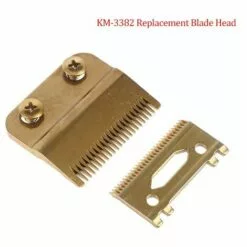 Jeu De Lames De Rechange FUIENKO Pour Kemei KM-1986 KM-1987 - Lame De Tondeuse En Acier Doré Haute Performance -Tondeuse Et Accessoires Boutique 66632300 3