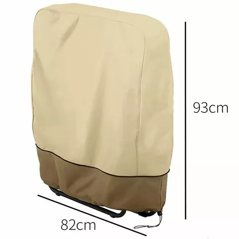 PESCE Housse De Protection Pour Chaise Pliante, Capote De Chaise Longue 190TFousse De Chaise Longue Pliable Imperméable, Coupe-vent, Résistante Aux UV, Pour Chaise Longue De Jardin Chaise Longue Relax Chaises Longues 7 PESCE Housse De Protection Pour Chaise Pliante, Capote De Chaise Longue 190TFousse De Chaise Longue Pliable Imperméable, Coupe-vent, Résistante Aux UV, Pour Chaise Longue De Jardin Chaise Longue Relax Chaises Longues – Image 5