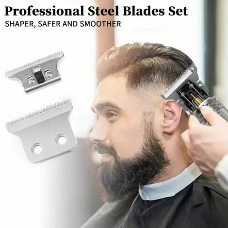 FUIENKO Kemei – Tondeuse à Cheveux Originale, Lame En T De 4cm, En Acier Inoxydable, 0mm, Accessoires,silver 7 FUIENKO Kemei – Tondeuse à Cheveux Originale, Lame En T De 4cm, En Acier Inoxydable, 0mm, Accessoires,silver – Image 5